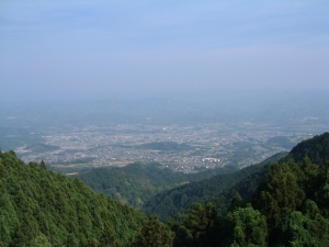 峠道からの眺め