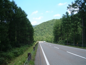 西ウレ峠道