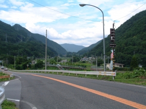 善知鳥峠遠景