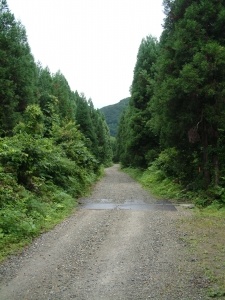 峠道・麓